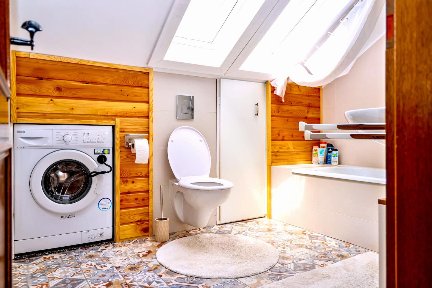 Badezimmer mit Badewanne